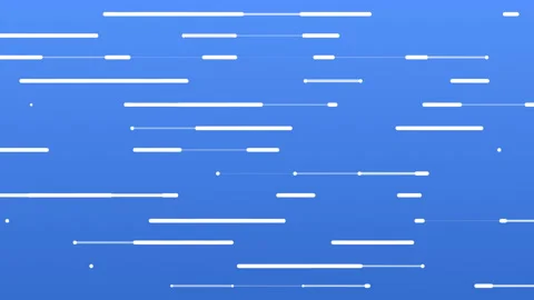 Geometric animation of slowly stretching lines move from side to side Stock Footage 242596454