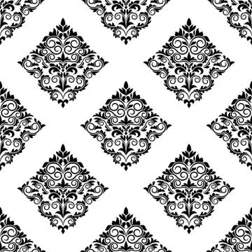 Geometric arabesque seamless pattern Illustrazione stock