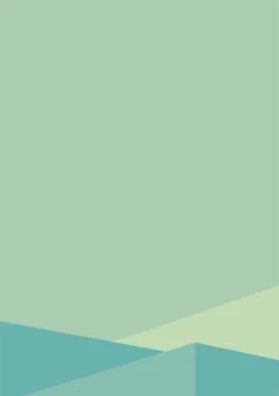 Geometric architecture background with minimal design on tone color background Stock Illustration