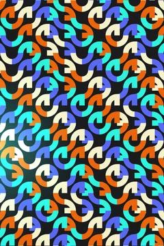 Geometric Arrow Pattern Background Stock Photos