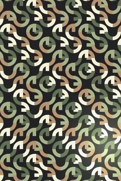 Geometric Arrow Pattern Dark Background Фото