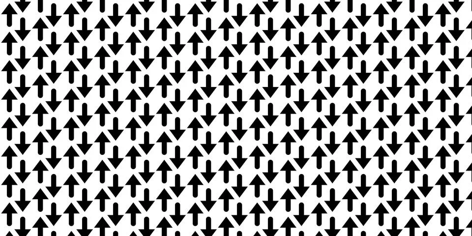 Geometric Arrow Repeat Pattern Wallpaper for Graphic Design Illustrazione stock