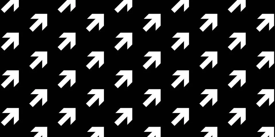 Geometric Arrow Repeat Pattern Wallpaper for Graphic Design Illustrazione stock