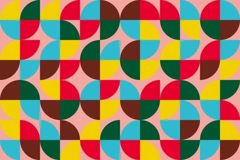 Geometric art background Stock Illustration