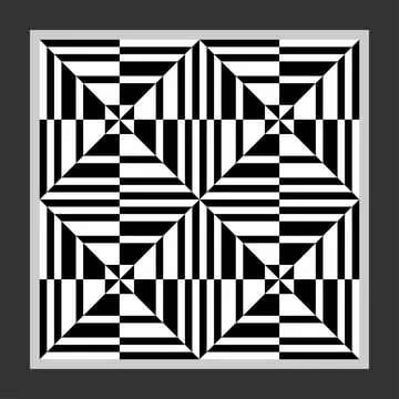 Geometric Art Pattern Background. Futuristic design. Stock-Illustration
