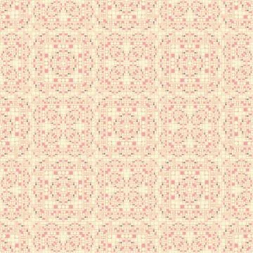 Geometric artificial feel seamless pattern Illustrazione stock