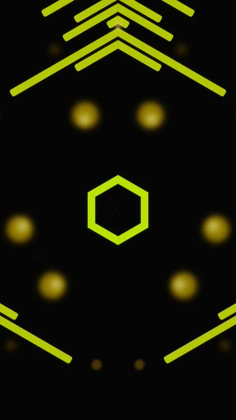 Geometric Audio Spectrum Equalizer Graphic Stock Footage 342384877