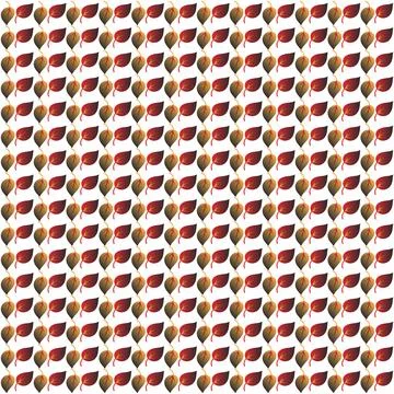 Geometric Autumn Leaf Pattern for Luxury Textile Printing Stock Illustration