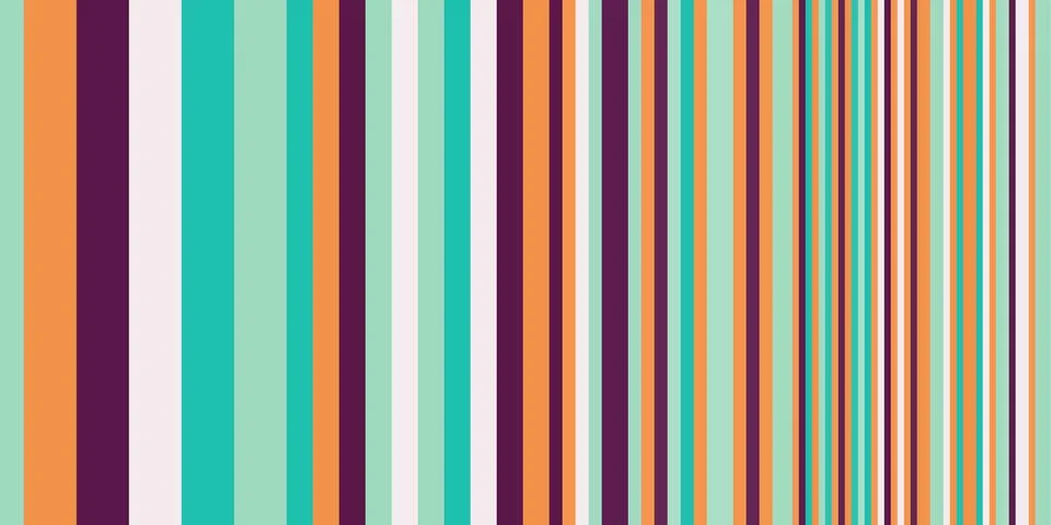 Geometric backdrop. Abstract vector background with colorful stripes differen Stock Illustration