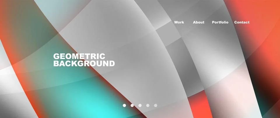 Geometric backdrop with a blurred effect, creating a modern aesthetic Ilustración de archivo