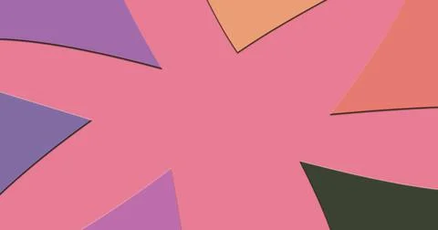Geometric backdrop with layers for art banner design Illustrazione stock