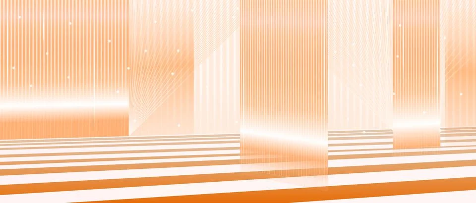 Geometric Backdrop with Vertical Pillars and Stripes Stockillustratie
