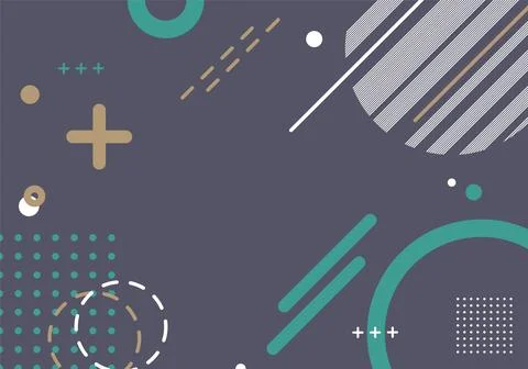 Geometric background. Abstract flat background. 스톡 일러스트