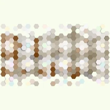 Geometric background, abstract hexagonal pattern vector イラスト素材