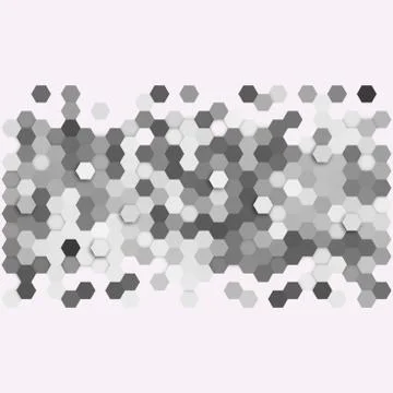 Geometric background, abstract hexagonal pattern vector Stock Illustration