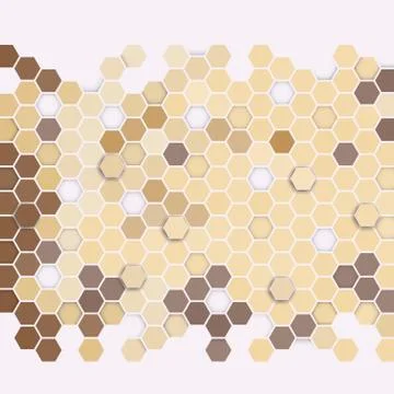 Geometric background, abstract hexagonal pattern vector Illustrazione stock