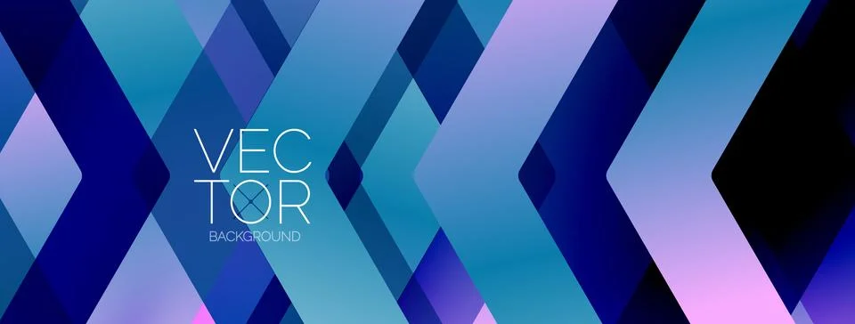 Geometric background adorned with dynamic arrows and sleek lines, forming Illustrazione stock