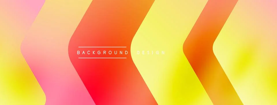 Geometric background adorned with dynamic arrows and sleek lines, forming Illustrazione stock