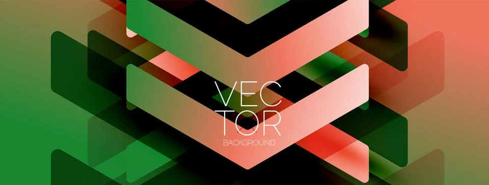 Geometric background adorned with dynamic arrows and sleek lines, forming 스톡 일러스트