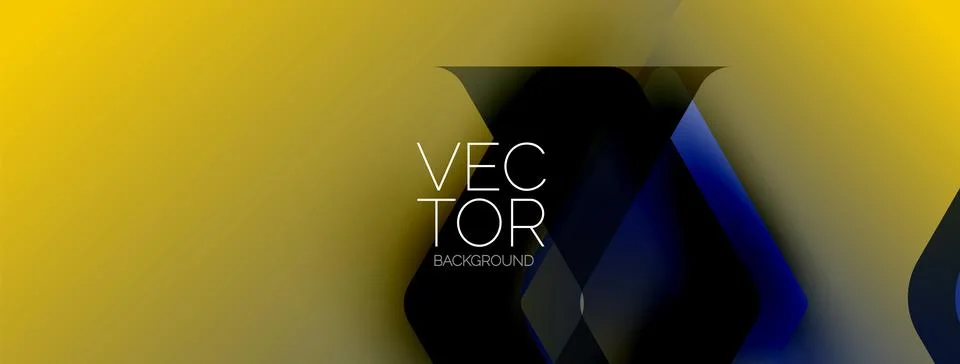 Geometric background adorned with dynamic arrows and sleek lines, forming Illustrazione stock