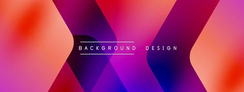 Geometric background adorned with dynamic arrows and sleek lines, forming Illustrazione stock