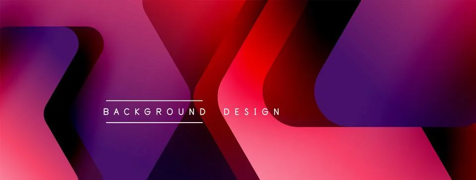 Geometric background adorned with dynamic arrows and sleek lines, forming Illustrazione stock
