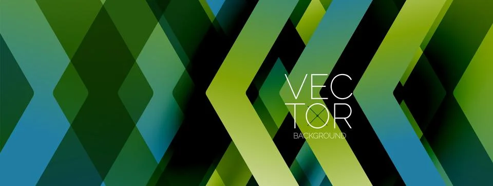 Geometric background adorned with dynamic arrows and sleek lines, forming Illustrazione stock
