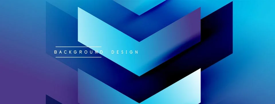 Geometric background adorned with dynamic arrows and sleek lines, forming イラスト素材