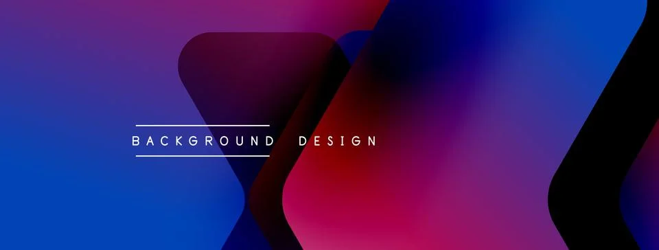 Geometric background adorned with dynamic arrows and sleek lines, forming Illustrazione stock