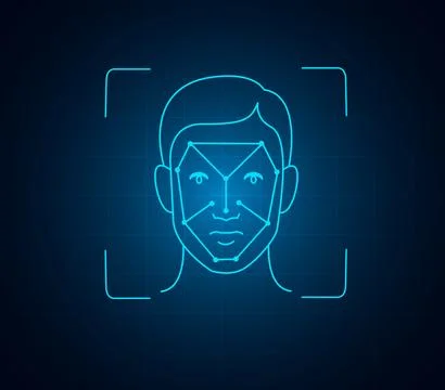 Geometric background and high tech circuit board connection system Stock Illustration