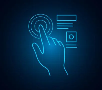 Geometric background and high tech circuit board connection system Stock Illustration