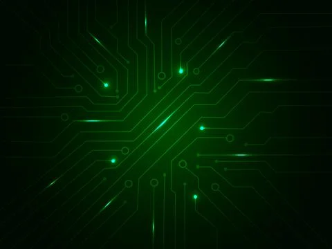 Geometric background and high tech circuit board connection system Stock Illustration