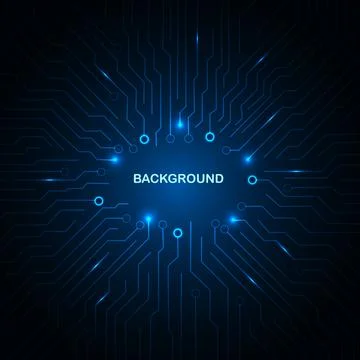 Geometric background and high tech circuit board connection system Stock Illustration