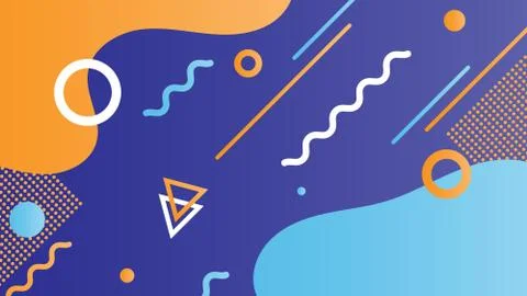 Geometric background bright colors, vector illustration Stock Illustration