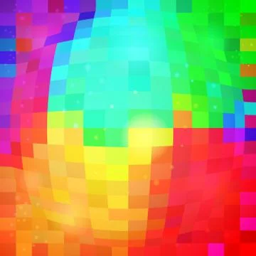 Geometric background with bubble Stock Illustration