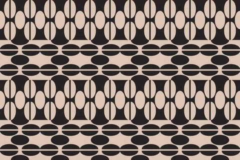 Geometric Background Circle Shapes and Designs Brown Colors Geometric Pattern 스톡 일러스트
