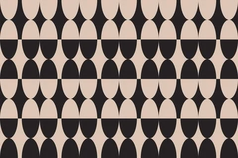 Geometric Background Circle Shapes and Designs Brown Colors Geometric Pattern イラスト素材