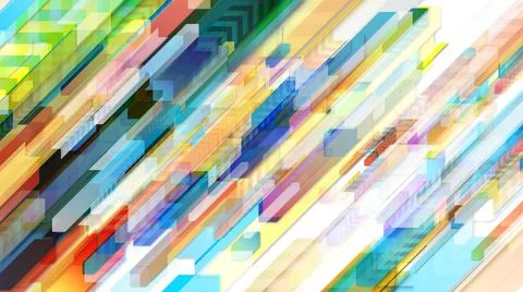 Geometric background. Colorful diagonal lines, chevrons, arrows 스톡 일러스트