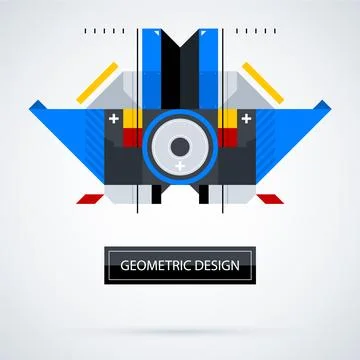 Geometric-background-design Stock Illustration