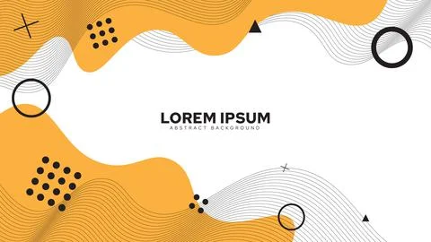 Geometric Background Design Made of Abstract Drawings Stock Illustration