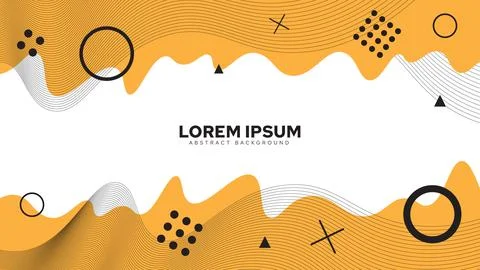 Geometric Background Design Made of Abstract Drawings Stock Illustration