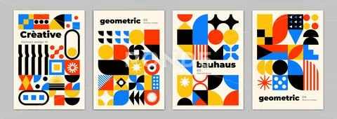 Geometric Background Design PSD Template