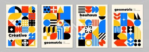 Geometric Background Design Modello PSD