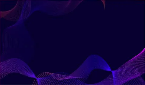 Geometric background. Dynamic shapes composition by lines and gradient with d Stock-Illustration