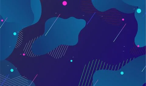 Geometric background. Dynamic shapes composition by lines and gradient with d イラスト素材