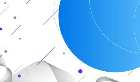 Geometric background. Dynamic shapes composition by lines and gradient with d 库存插图