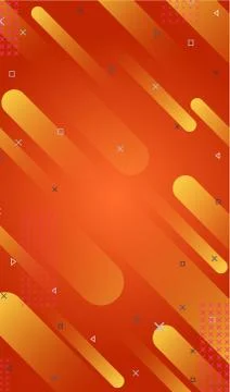Geometric background. Dynamic shapes composition by lines and gradient with o Stock Illustration