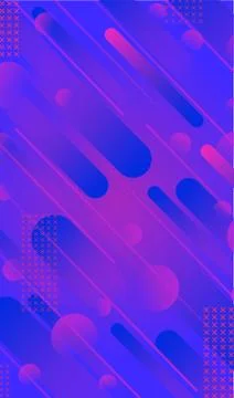 Geometric background. Dynamic shapes composition by lines and gradient with b 스톡 일러스트