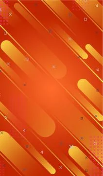 Geometric background. Dynamic shapes composition by lines and gradient with o Stock Illustration