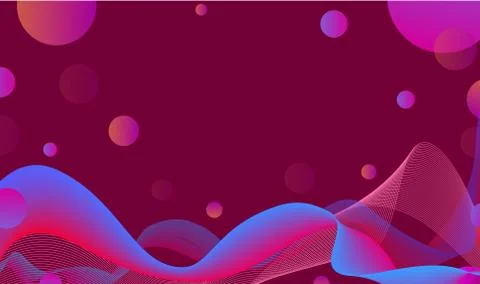 Geometric background. Dynamic shapes composition by lines and gradient with p 스톡 일러스트